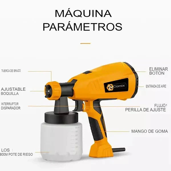 Kit Pistola Powerspray - 60% OFF🔥- Batería + Pote + Regalo sorpresa GRATIS🎁