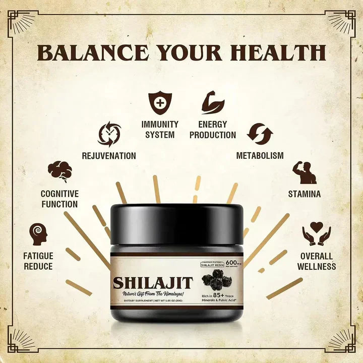 SHILAJIT RESINA 100GR (AUMENTA TU FUERZA Y VITALIDAD)